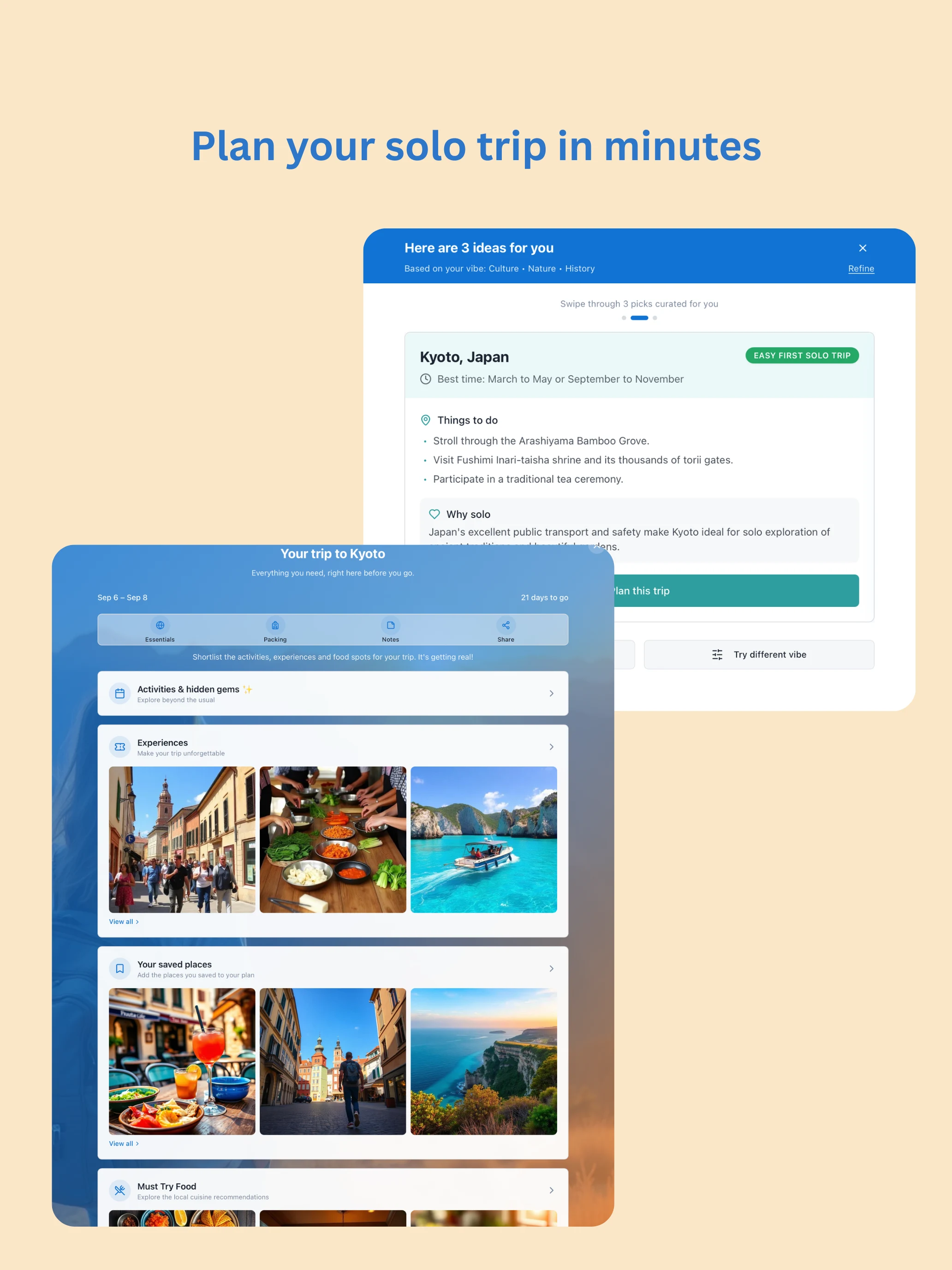 Voyla – Solo Travel Companion screenshot