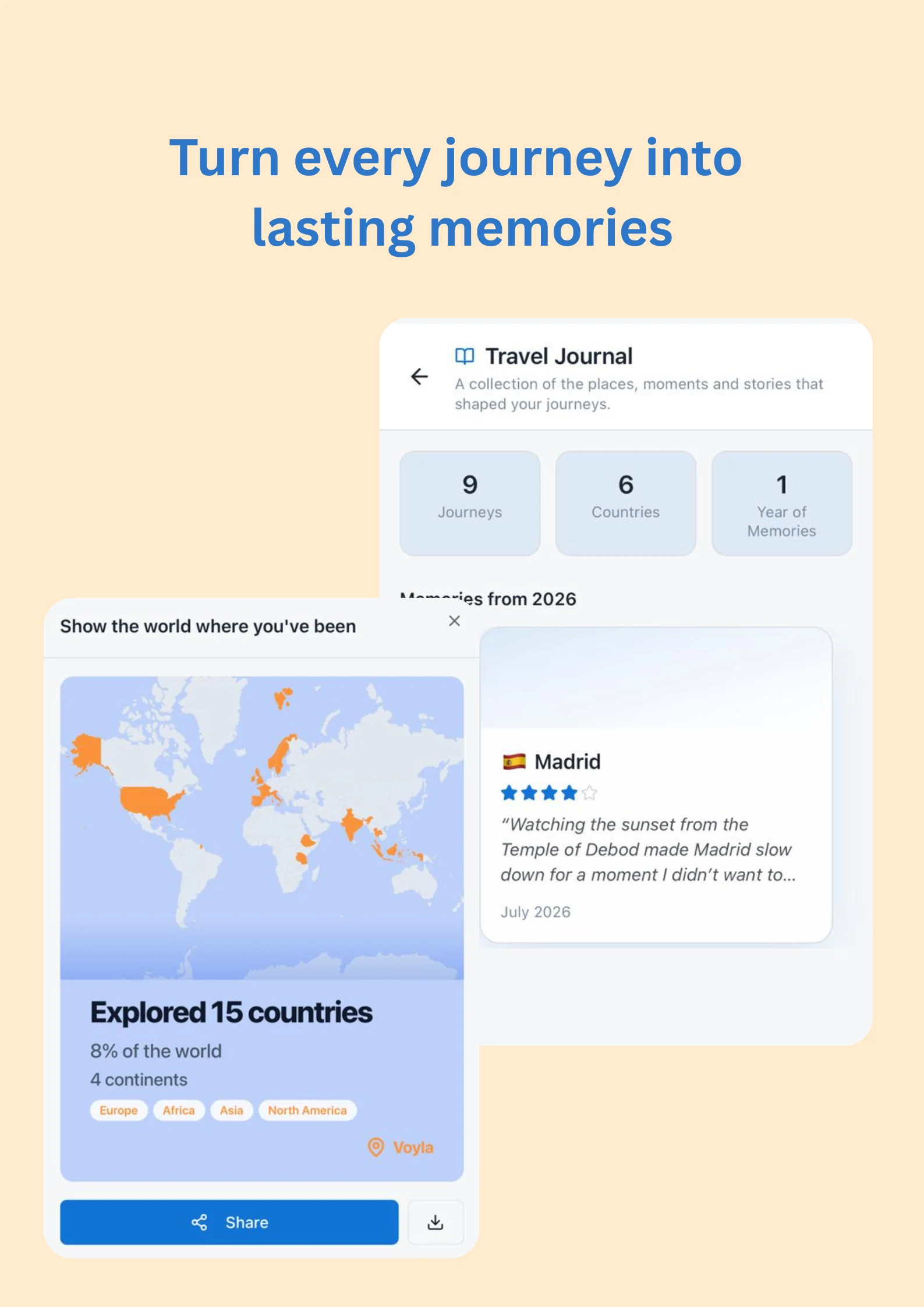 Voyla – Solo Travel Companion screenshot