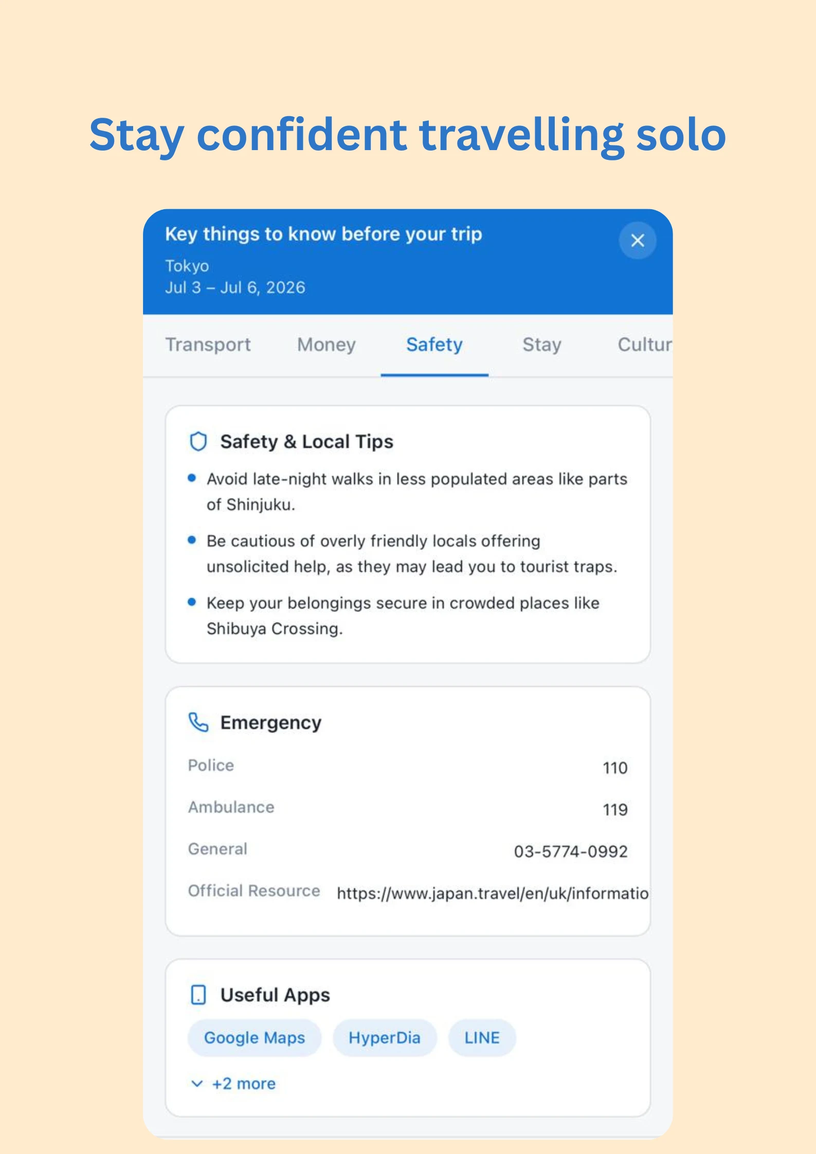 Voyla – Solo Travel Companion screenshot