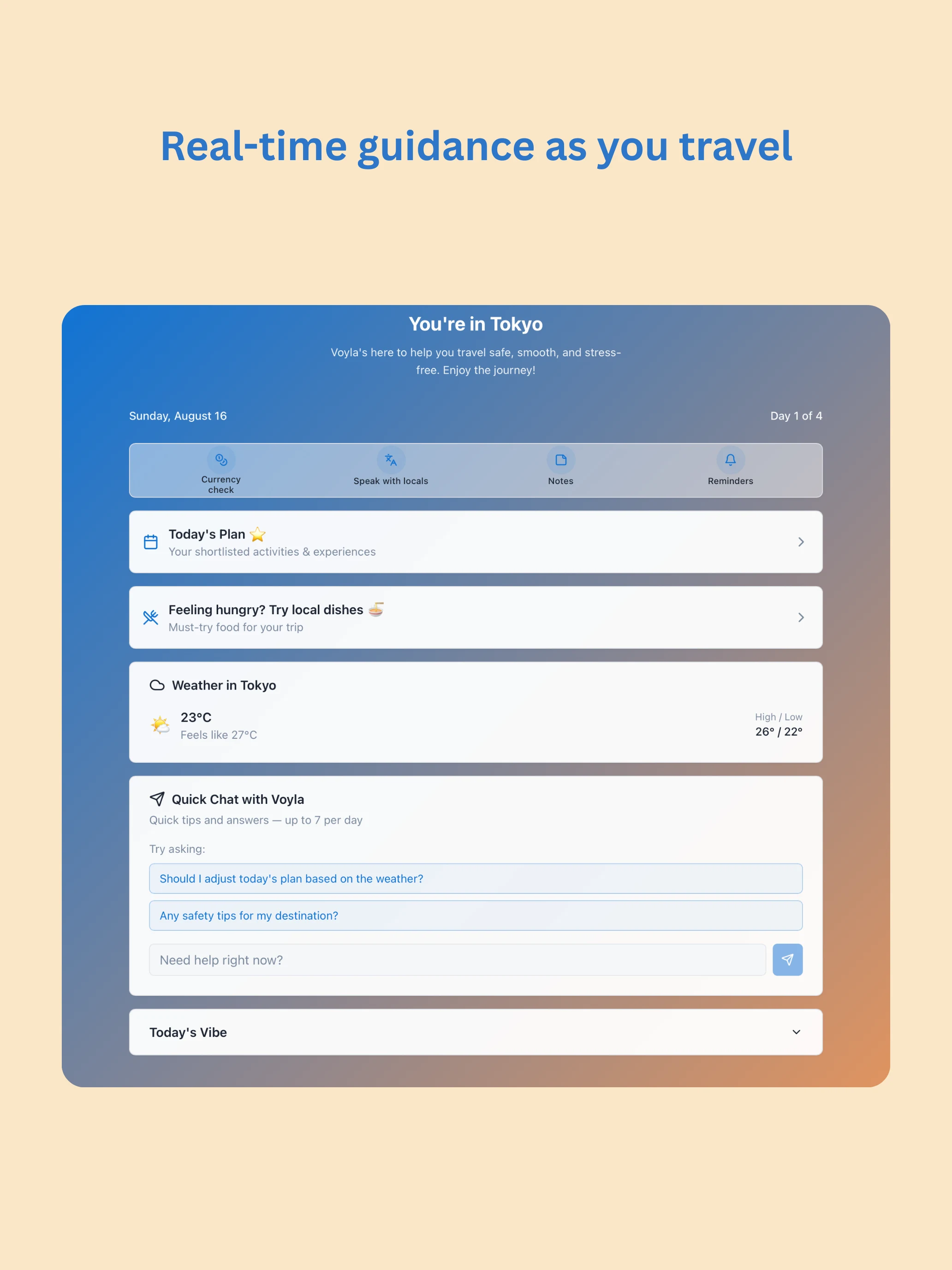 Voyla – Solo Travel Companion screenshot