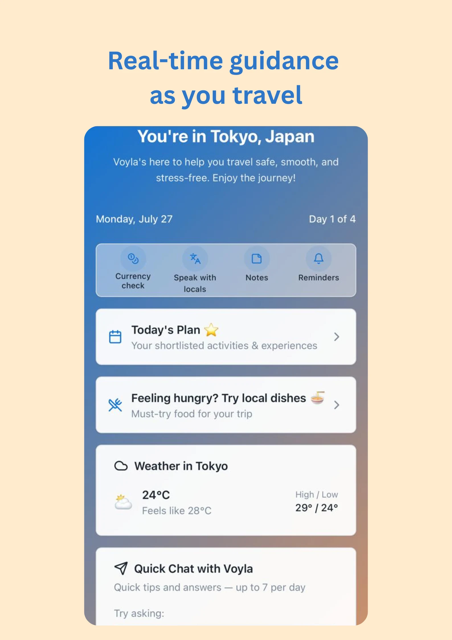 Voyla – Solo Travel Companion screenshot
