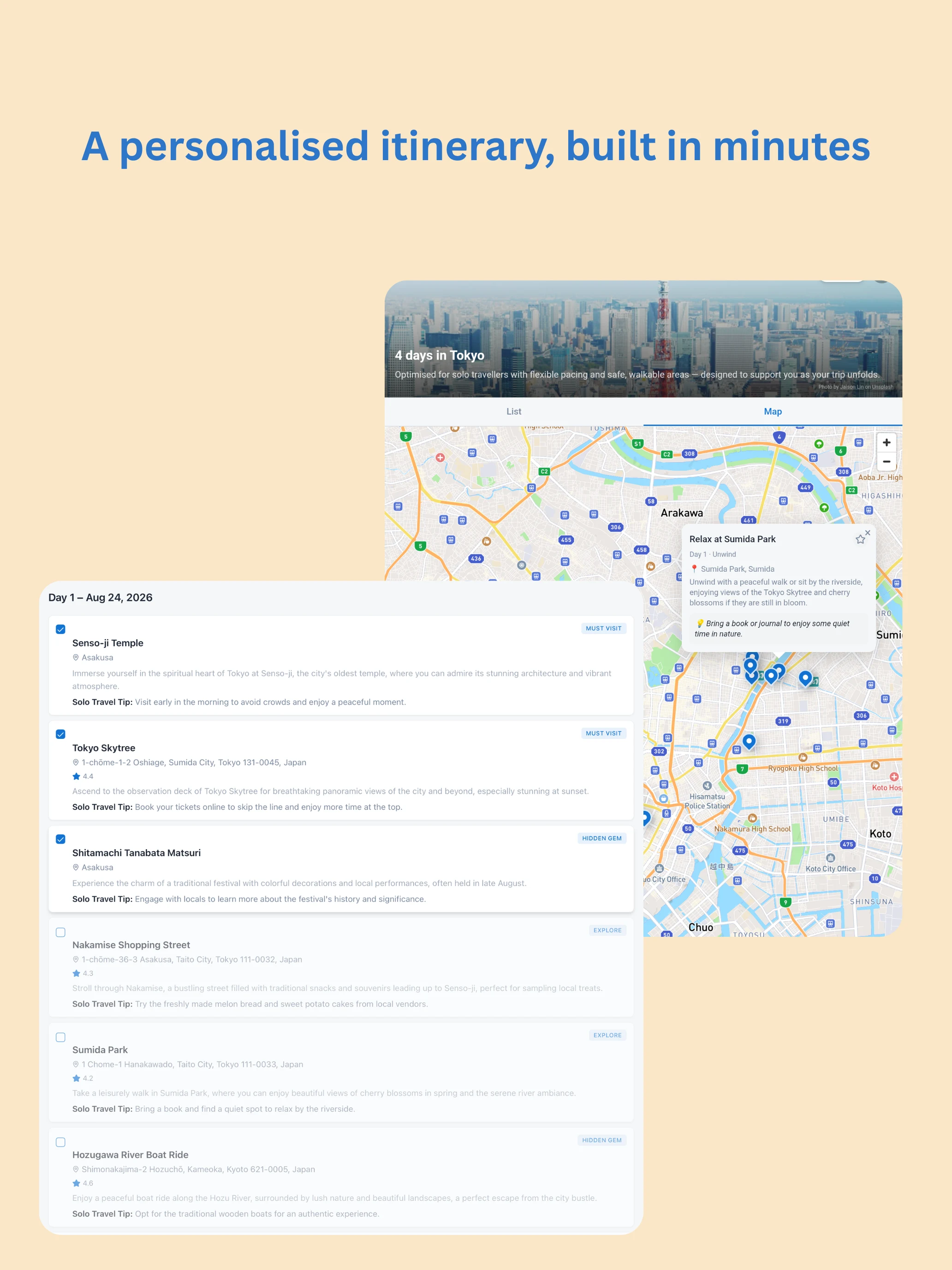Voyla – Solo Travel Companion screenshot