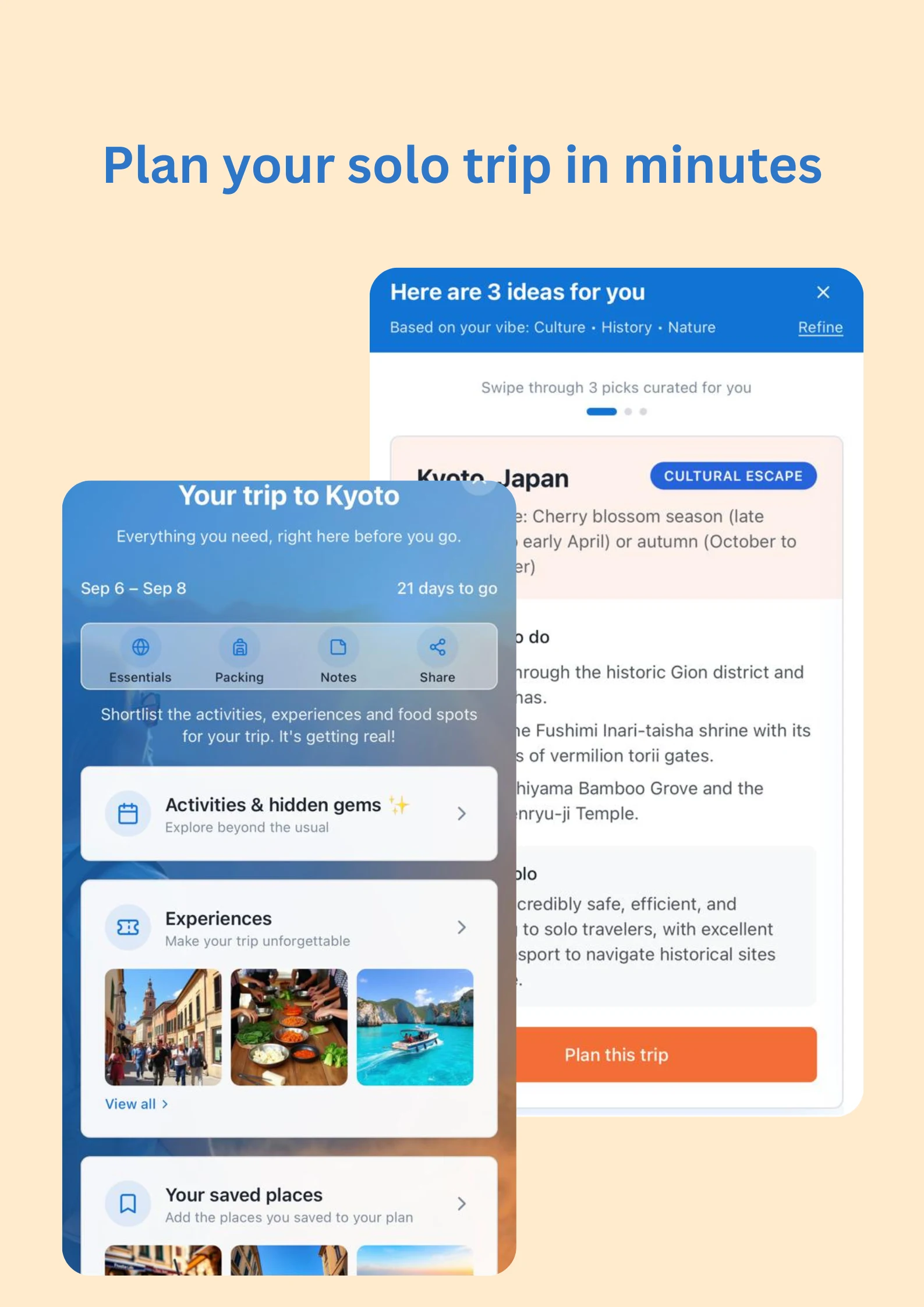 Voyla – Solo Travel Companion screenshot